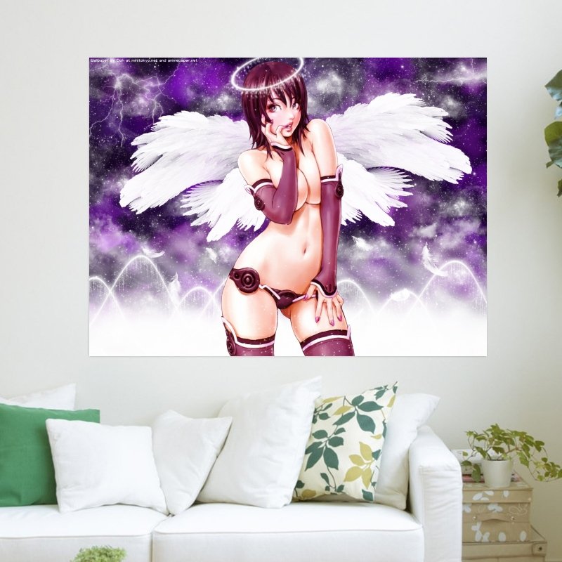 Girl Wall  Art Poster Print  24x18 inch