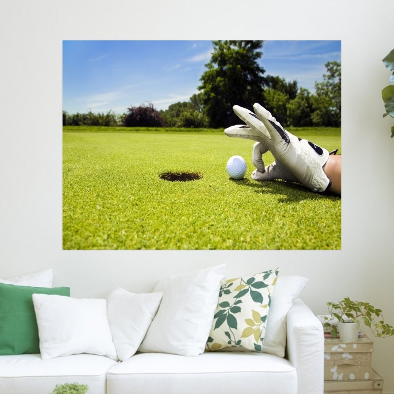 Funny Golf Art Poster Print 24x18 Inch