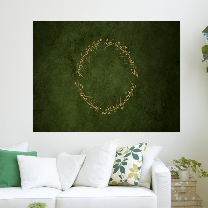 Lord Of The Rings Sign   Widescreen  Art Poster Print  24x18 inch