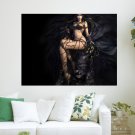 Girl In Chains  Art Poster Print  24x18 inch