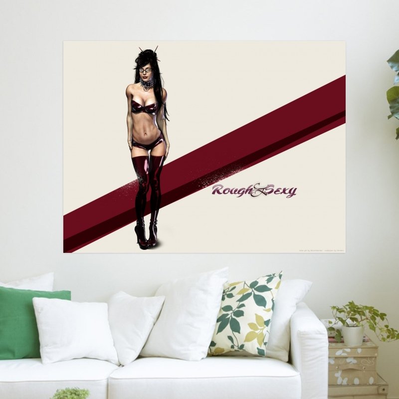 Animation Model  Art Poster Print  24x18 inch