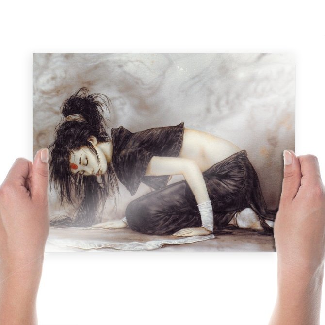 Prayer For The Peace By Luis Royo  Art Poster Print  24x18 inch