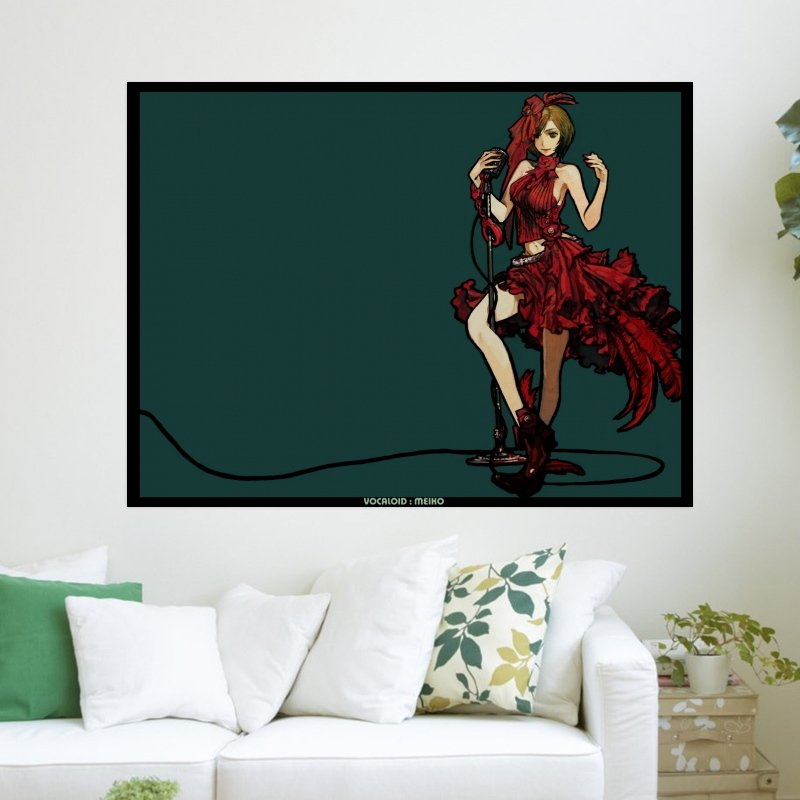 Meiko Tomatika Vocaloid  Art Poster Print  24x18 inch