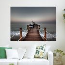Dark Sea  Art Poster Print  24x18 inch