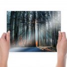 On The Way To The Next Village  Art Poster Print  24x18 inch
