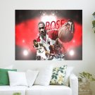 Derrick Rose Nba Playoffs  Art Poster Print  24x18 inch