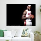 Lebron Miami Heat Art Poster Print  24x18 inch
