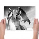Beauty On The Horse  Art Poster Print  24x18 inch