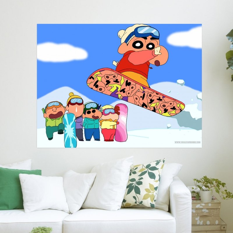 Crayon Shin Chan Art Poster Print 24x18 inch