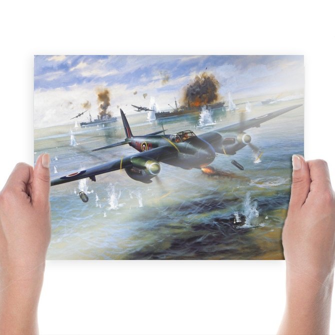 De Havilland Mosquito  Art Poster Print  24x18 inch