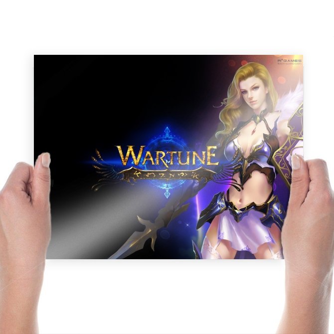 Wartune Knight2 1 S Art Poster Print  24x18 inch