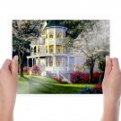 Victorian Spring  Art Poster Print  24x18 inch
