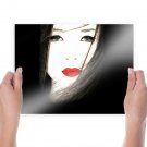 Head Sketch  Art Poster Print  24x18 inch