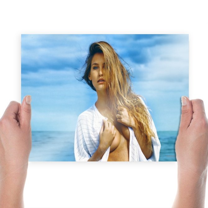 Bar Refaeli Sexy  Art Poster Print  24x18 inch