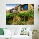 The World Famous Terrace Of Cottages  Art Poster Print  24x18 inch