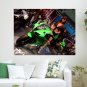 Dirt Bike  Art Poster Print  24x18 inch