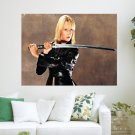 Uma Thurman  Art Poster Print  24x18 inch