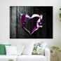 Love On Valentine  Art Poster Print  24x18 inch