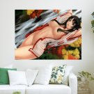 Tomoe Swimming  Art Poster Print  24x18 inch