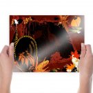 Thanksgiving Day  Art Poster Print  24x18 inch