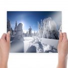 Winter In Finland  Art Poster Print  24x18 inch
