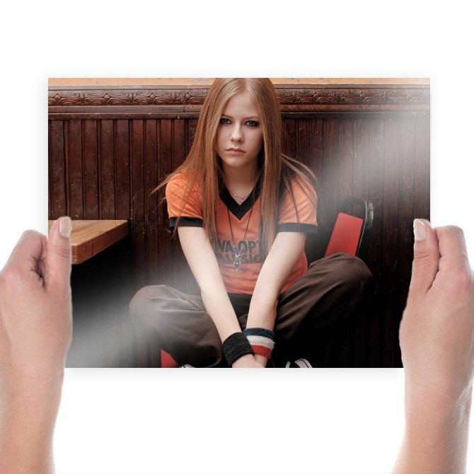 Avril Lavigne 13  Art Poster Print  24x18 inch