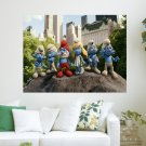 2011 The Smurfs  Art Poster Print  24x18 inch