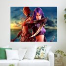 Gaming Women  Art Poster Print  24x18 inch