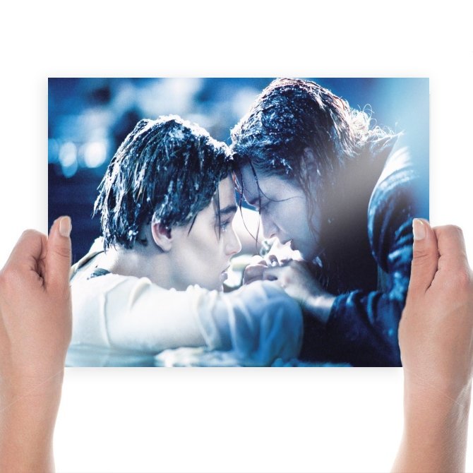 Froze Jack Rose Titanic 3d  Art Poster Print  24x18 inch