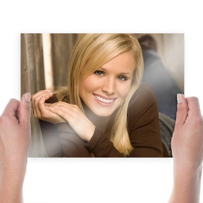 Kristen Bell  Art Poster Print  24x18 inch