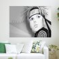 Naruto Blue Eyes  Art Poster Print  24x18 inch