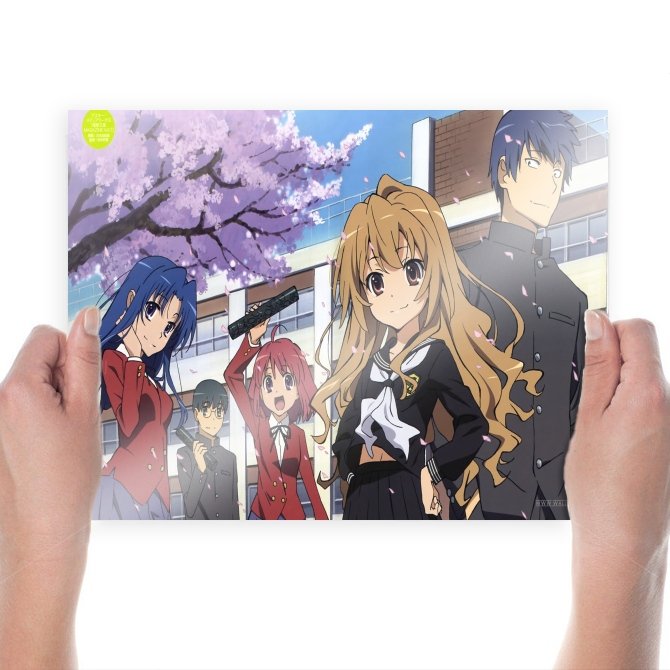 Toradora Characters Art Poster Print 24x18 inch