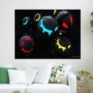 3d Sphereotrophs Desktop 1920x1200  397862 Art Poster Print  24x18 inch