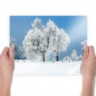 White Landscapes  Art Poster Print  24x18 inch