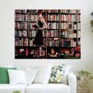 The Librarian  Art Poster Print  24x18 inch