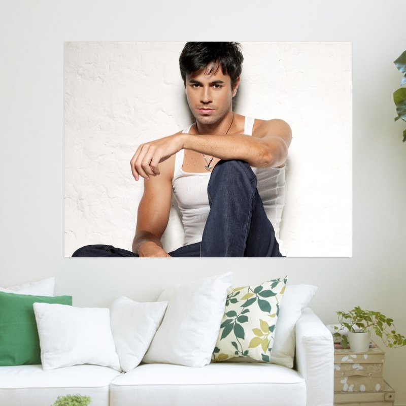 Enrique Iglesias  Art Poster Print  24x18 inch
