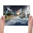 Traveling Westward  Art Poster Print  24x18 inch