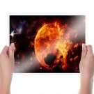 The End Of The World  Art Poster Print  24x18 inch