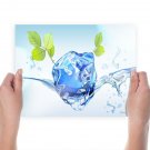 Three Dimensional Eco  Art Poster Print  24x18 inch