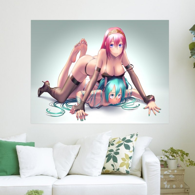 Miku X Luka  Art Poster Print  24x18 inch