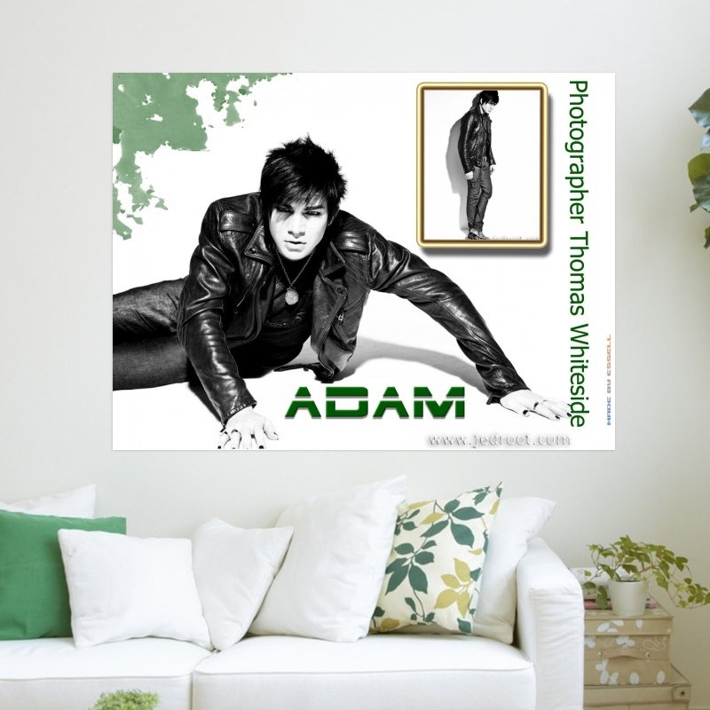 Adam Lambert  Art Poster Print  24x18 inch