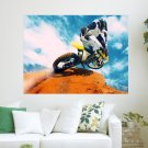 Suzuki Motorcycle  Art Poster Print  24x18 inch