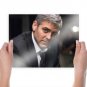 George Clooney  Art Poster Print  24x18 inch