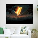 Collision Art  Art Poster Print  24x18 inch