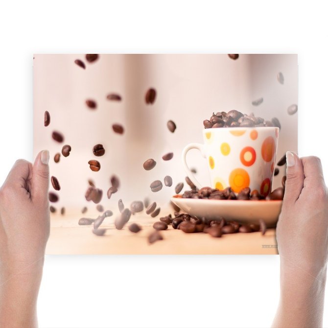 Coffee Corns Hd  Art Poster Print  24x18 inch