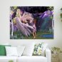 3d Colorful Pegasus  Art Poster Print  24x18 inch