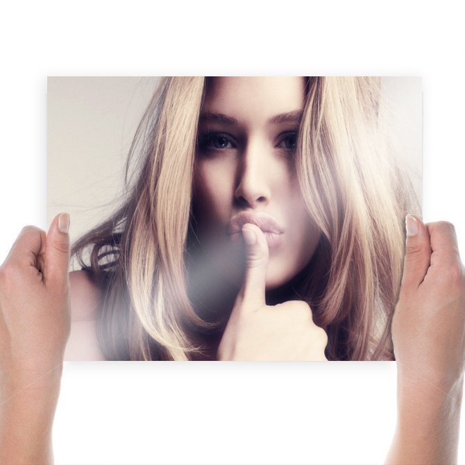 Kiss Me  Art Poster Print  24x18 inch