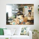 Crazy Anime Girls  Art Poster Print  24x18 inch