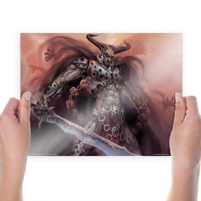 God Of Evil  Art Poster Print  24x18 inch