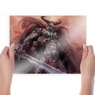God Of Evil  Art Poster Print  24x18 inch